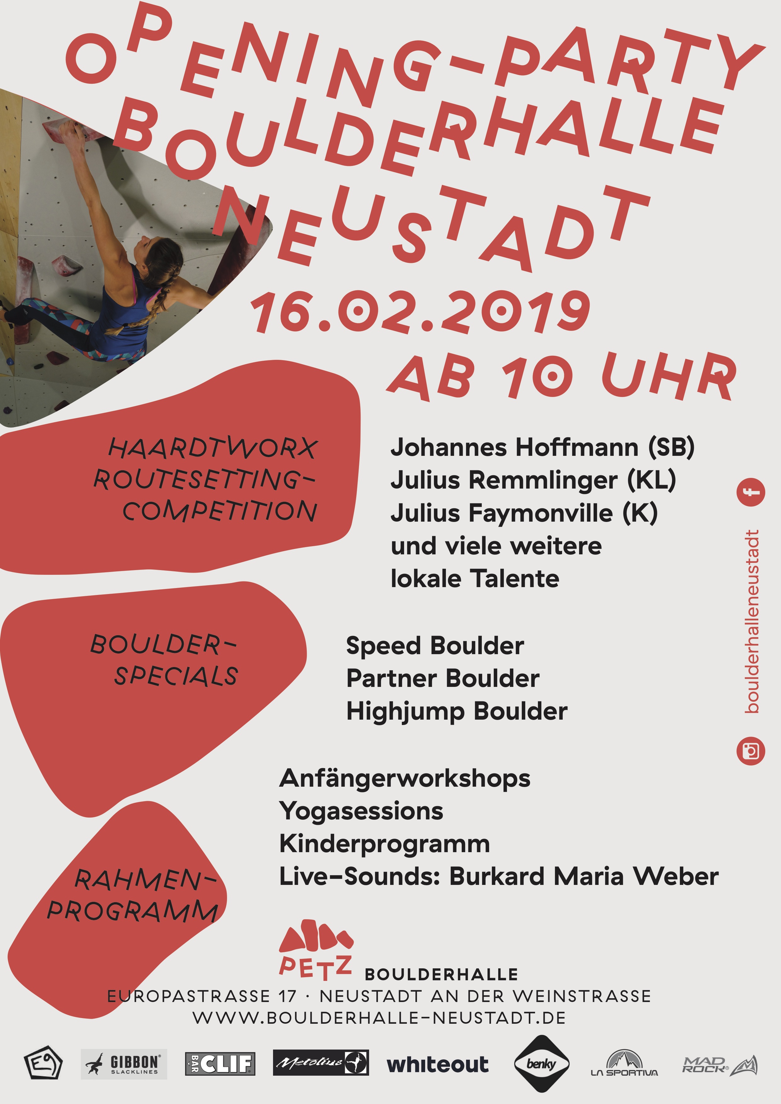 Poster für Haardtworx Routesetting-Competition