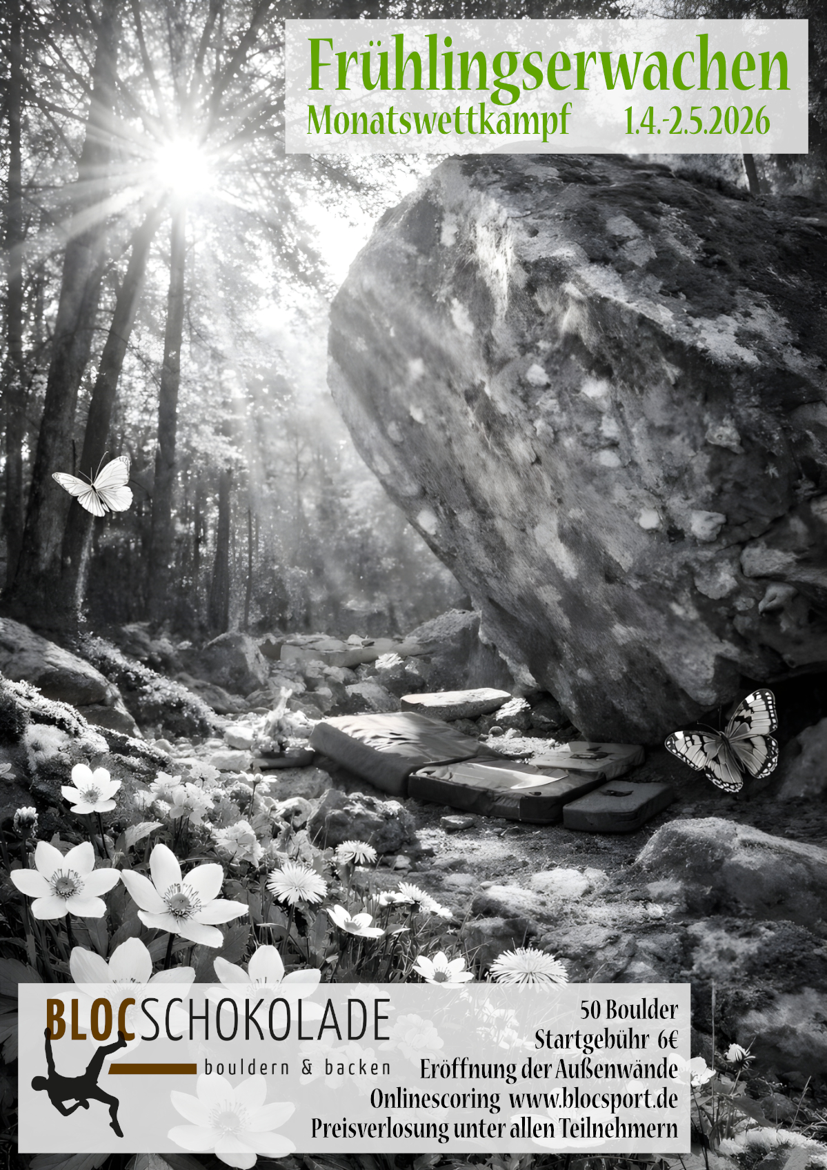 Poster für Frühlingserwachsen - Monatswettkampf
