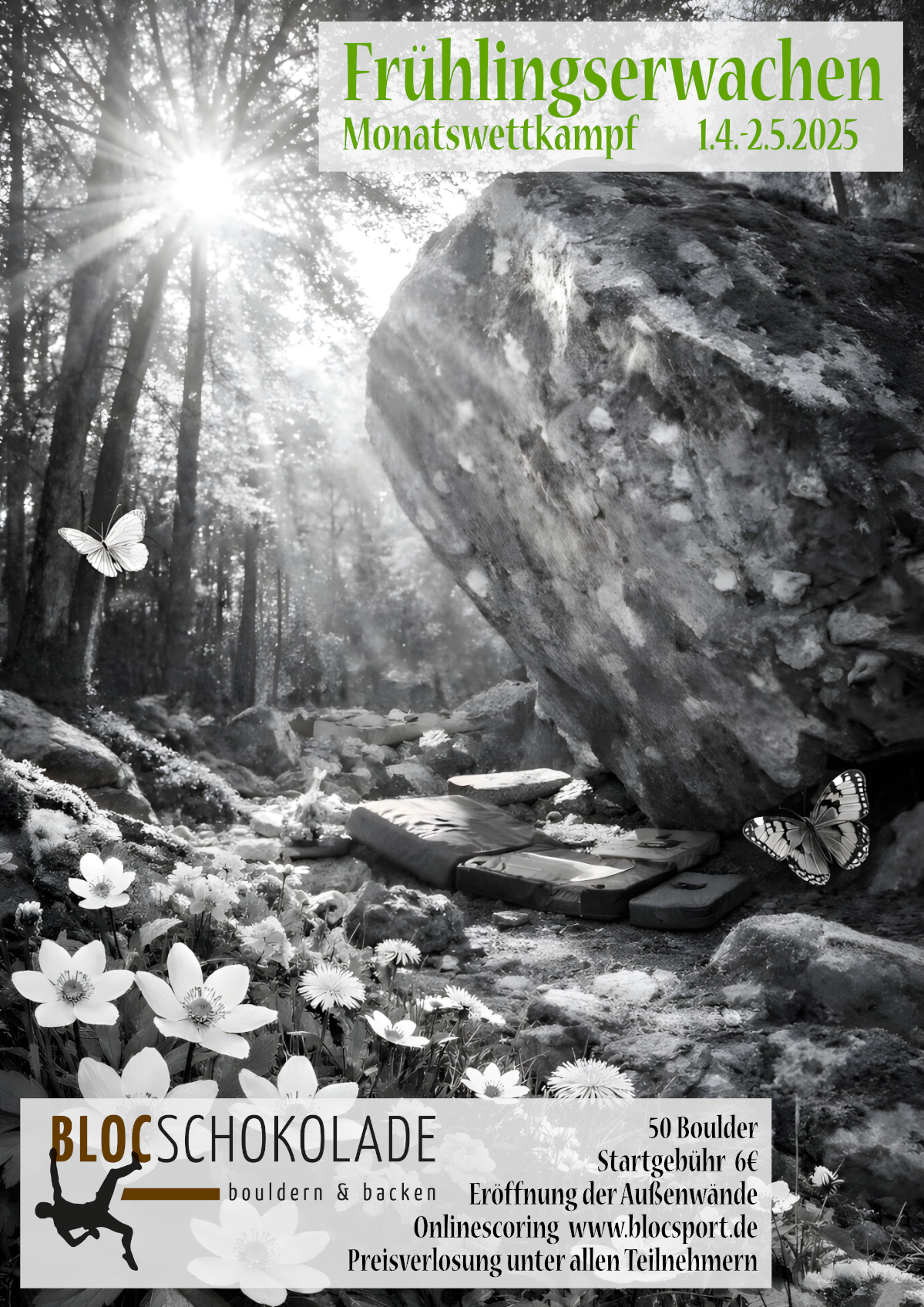 Poster für Frühlingserwachsen - Monatswettkampf