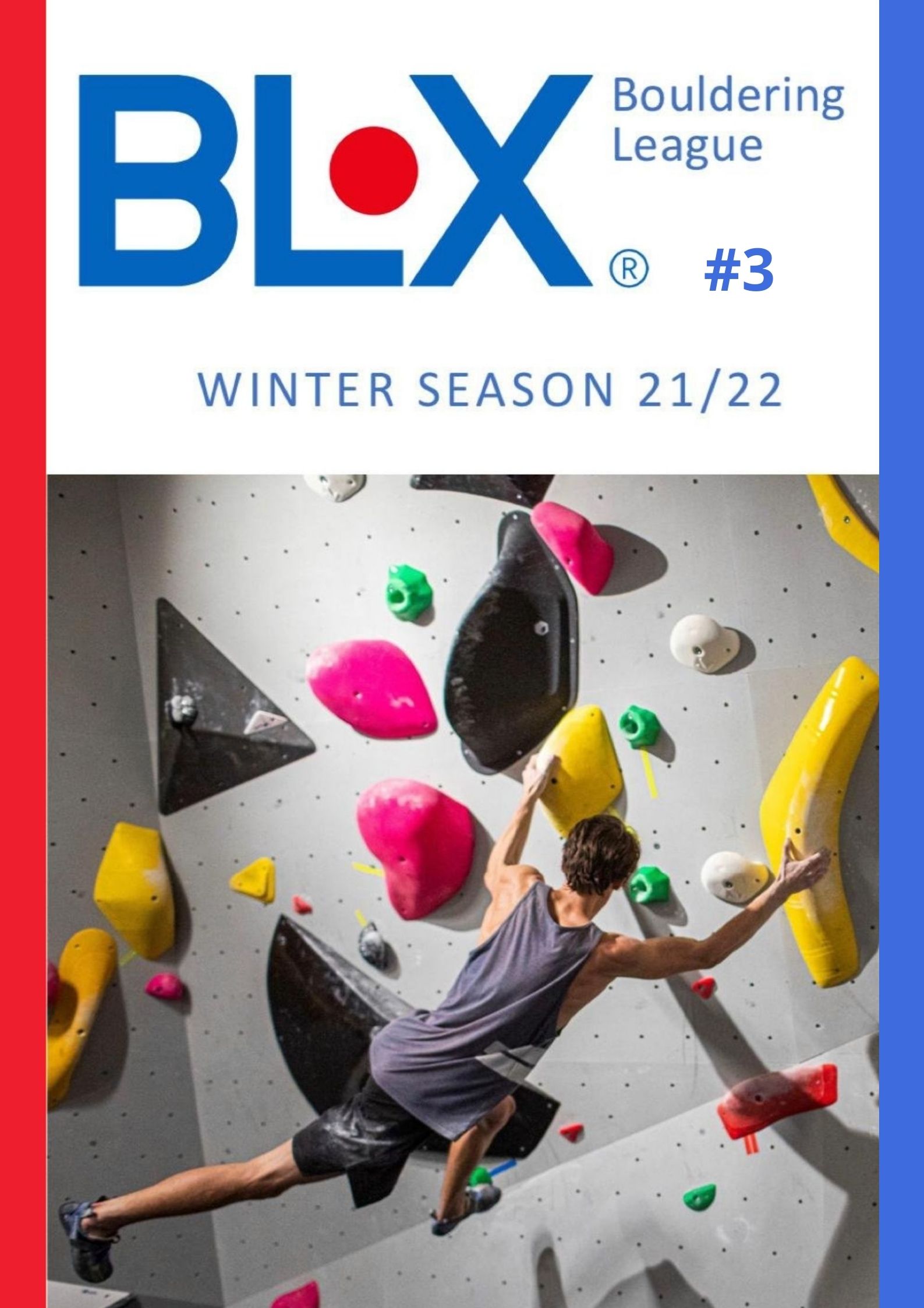 Poster for 🔴🔵 BLX Bouldering League #3