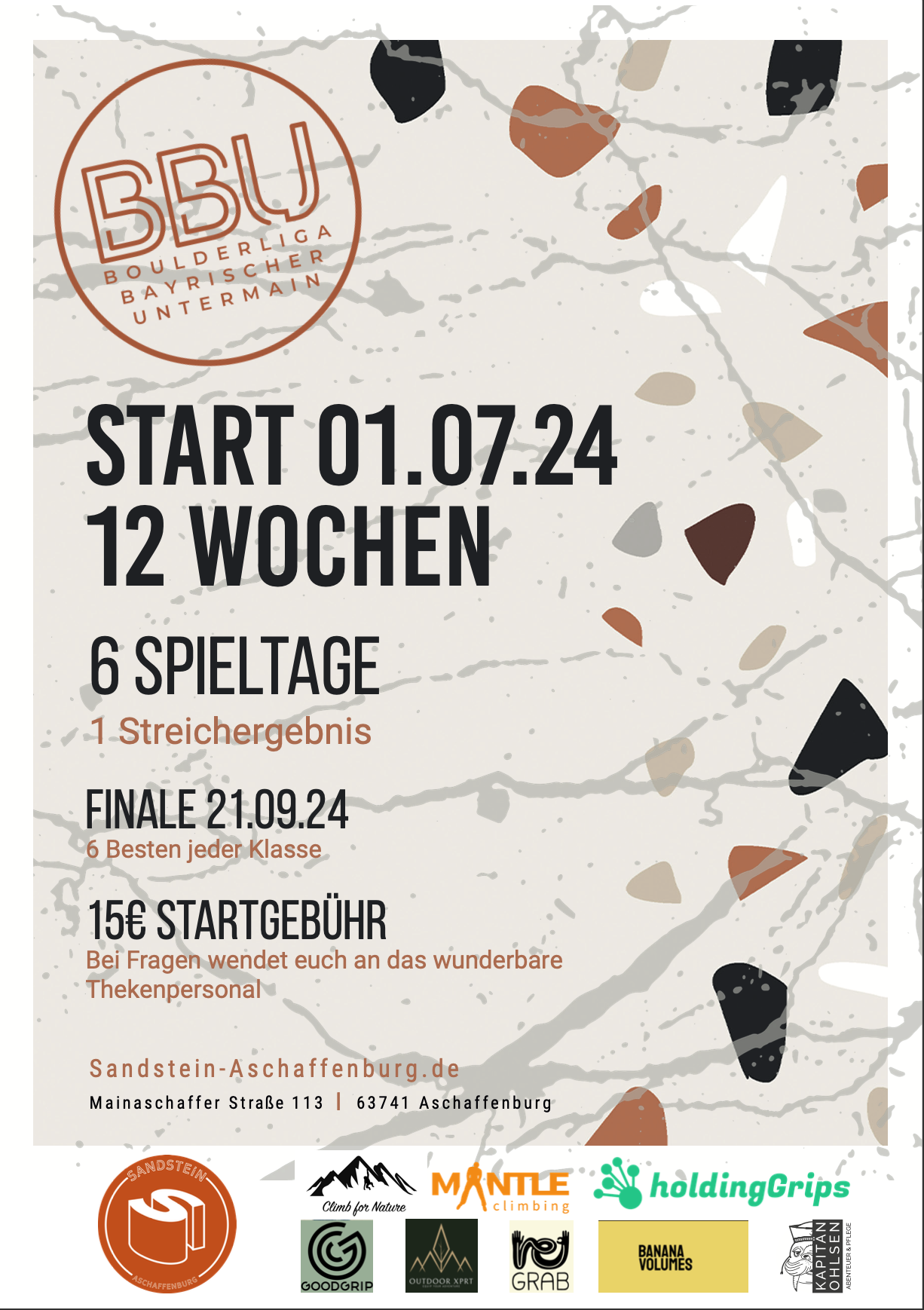 Poster für BBU - Boulderliga Bayrischer Untermain