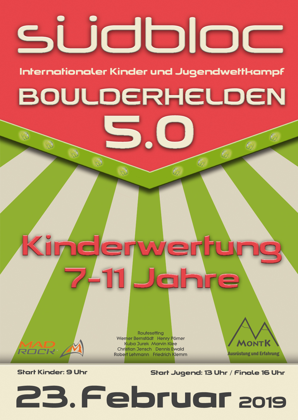 Poster für Südbloc Boulderhelden 5.0 - Kinderwertung