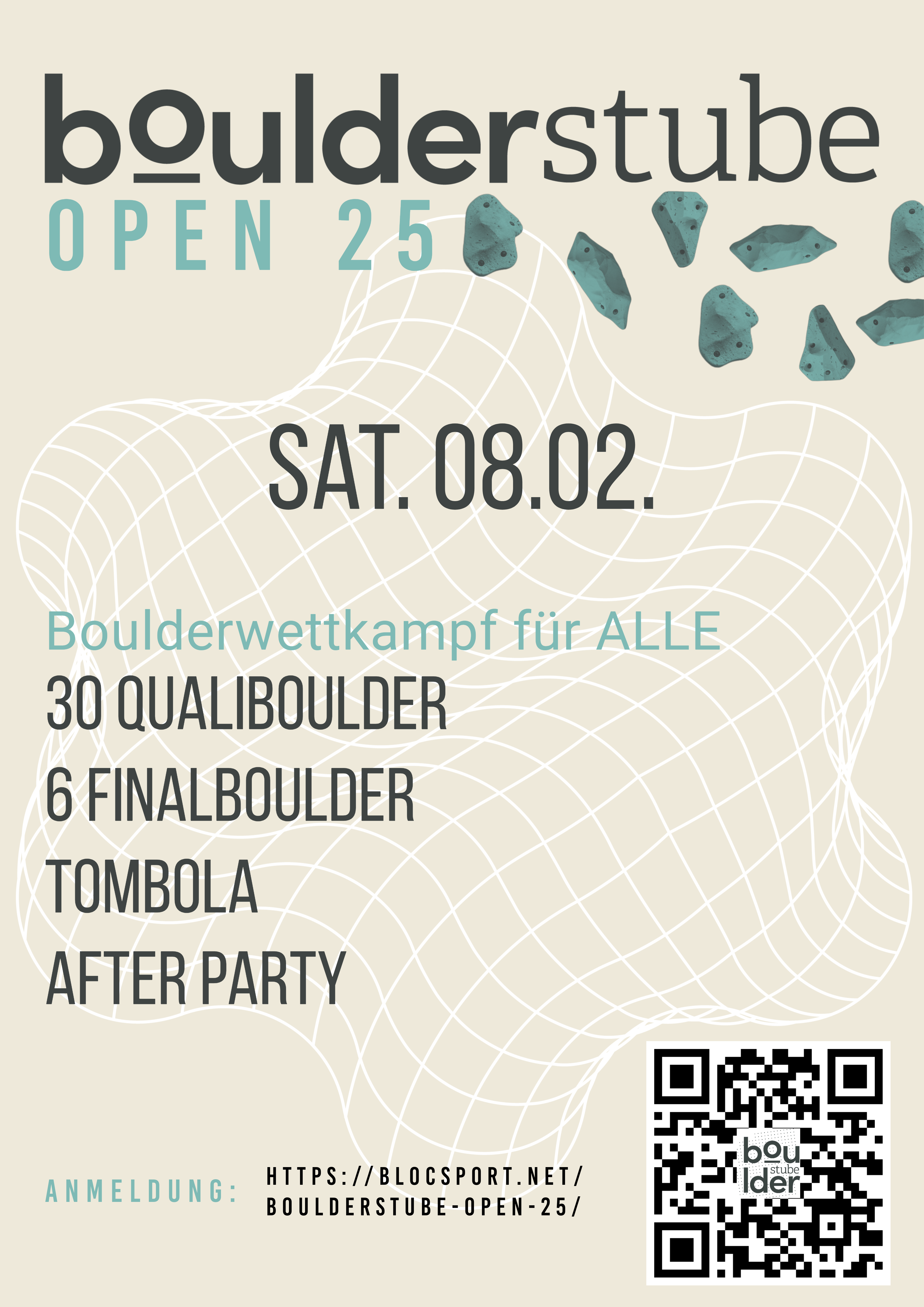 Poster für boulderstube Open 25