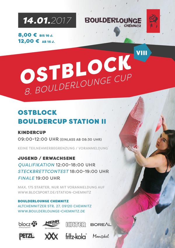 Poster for Station Chemnitz - VIII. Boulderlounge Cup