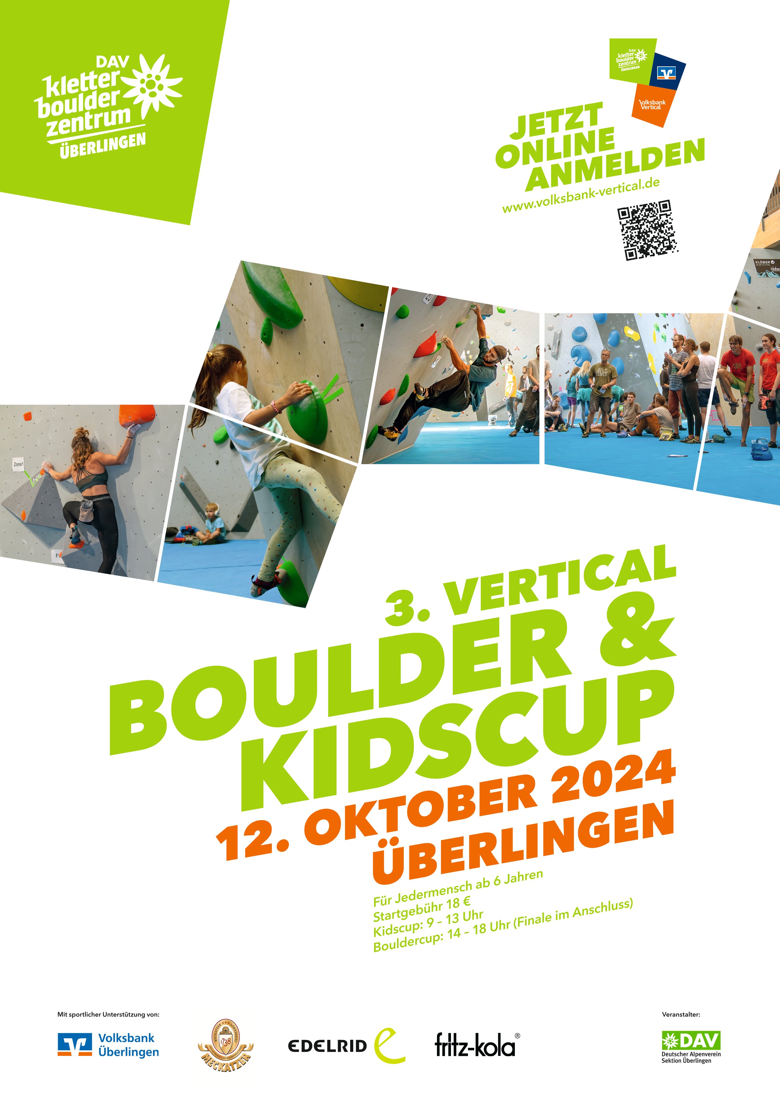 Poster für 3. Vertical Kidscup Bouldern