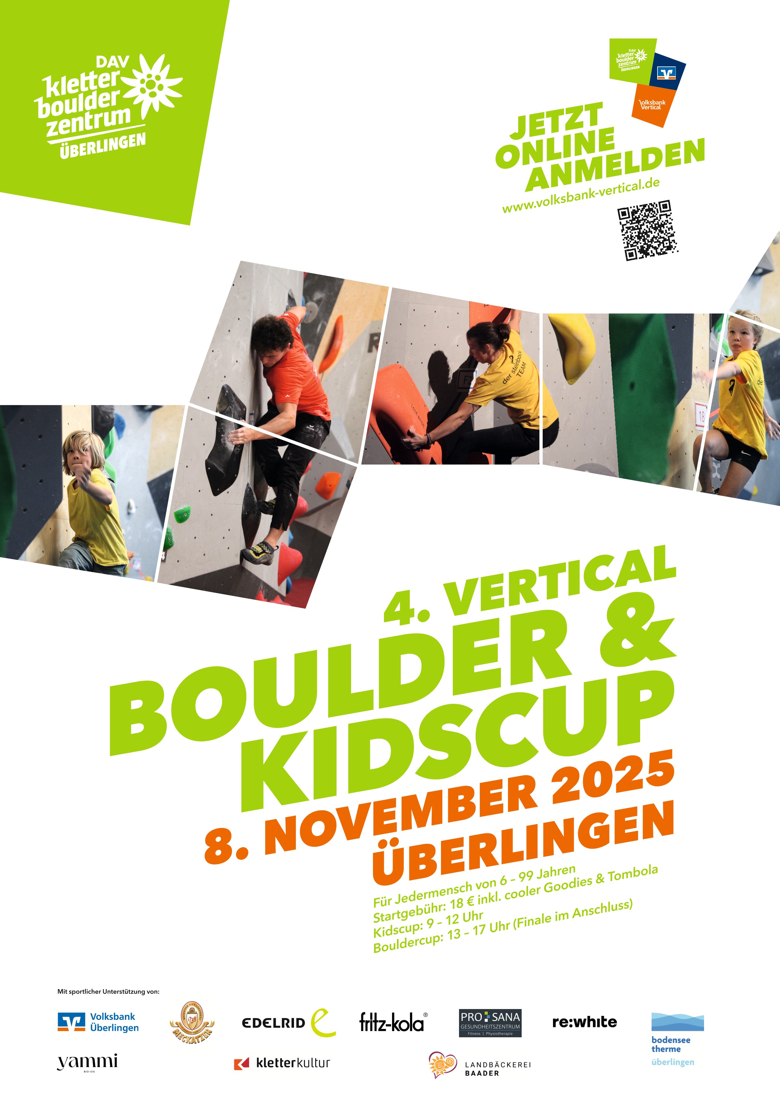 Poster für 4. Vertical Kidscup Bouldern