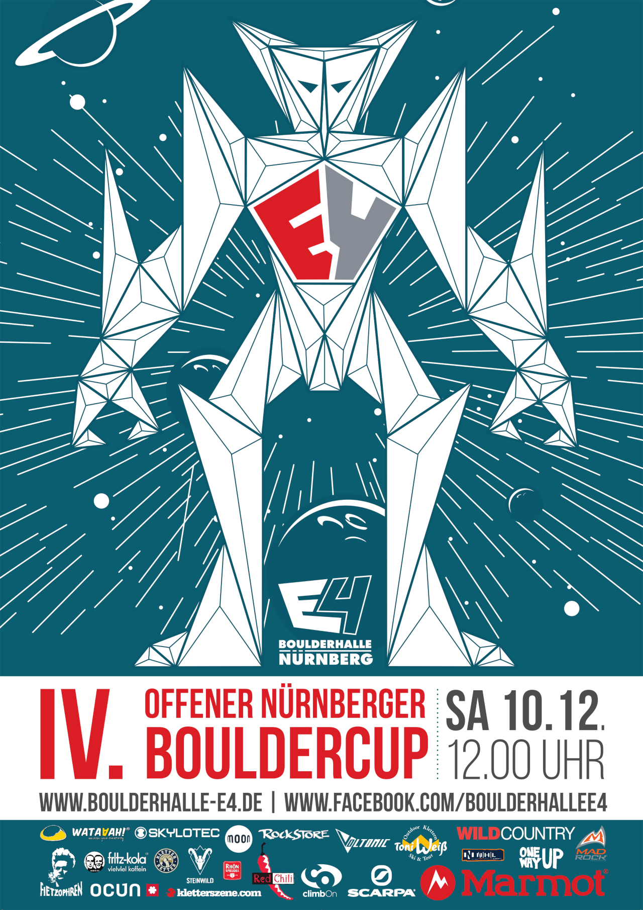 Poster für 4. offener Nürnberger Bouldercup