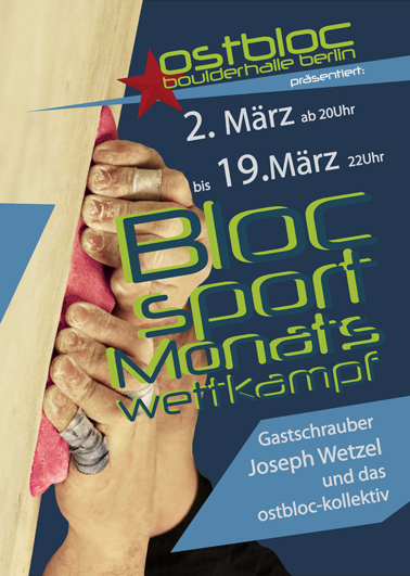 Poster für Blocsport Monatswettkampf März