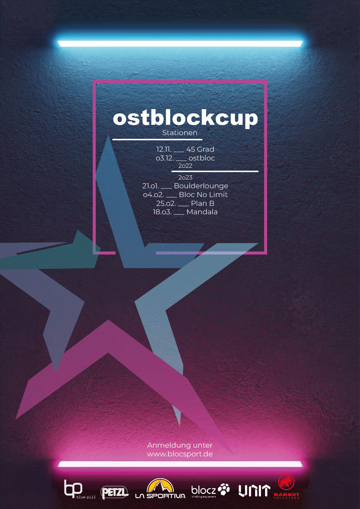 Poster for Ostblock-Cup 22/23 Bloc No Limit