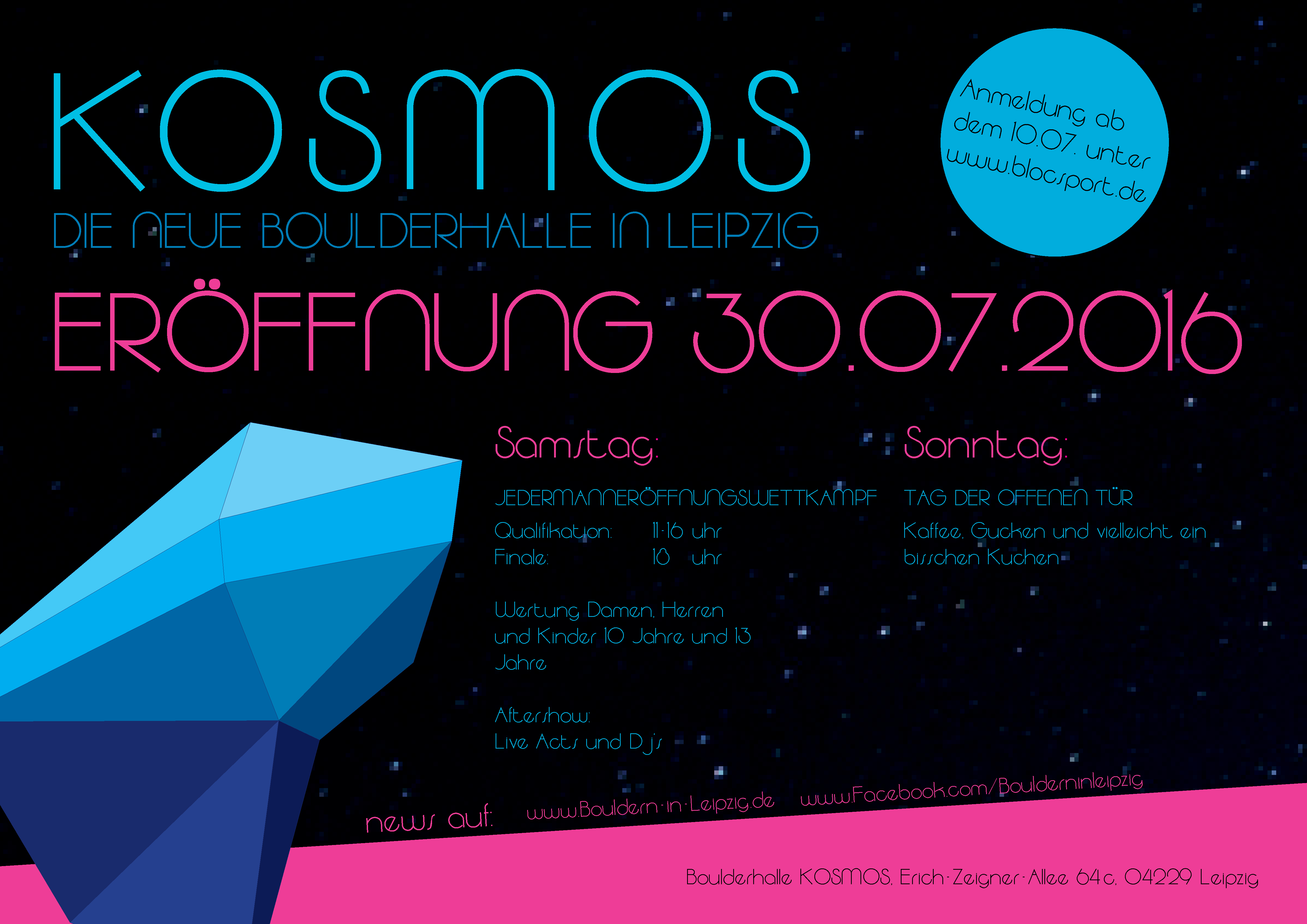 Poster für KOSMOS Eröffnungswettkampf