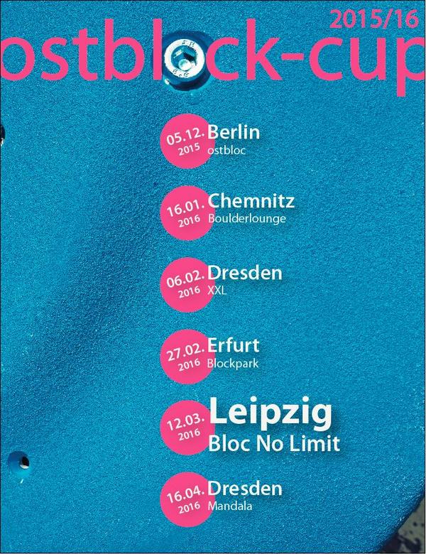 Plakat für Ostblock-Cup 2015/2016